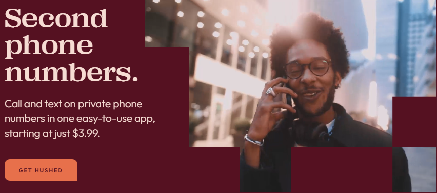 Hushed Private Phone Number- Virtual Number Lifetime Deal